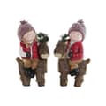 Miniatyrbillede 1 af 4: Julepynt DKD Home Decor Multifarvet Børn 18 x 24 x 45 cm (2 enheder)
