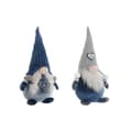 Miniatyrbilde 1 av 2: Julekule DKD Home Decor Blå Hvit Grå Hansker 13 x 12 x 35 cm (2 enheter)