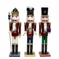 Miniatyrbild 2 av 2: Dekohelden24 - 521489-Trommler - XL Nötknäppare i trä med guldglitter, L/B/H: 12,5 x 11 x 50 cm, 50 cm