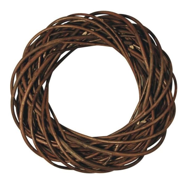 Flätad krans - Oskalad - Ø 25cm x 6cm - Inomhus - Blandat - Dekorativa föremål