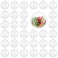 Miniatyrbild 1 av 4: Transparenta Julkulor - TWIDDLERS - 48 stycken - 6 cm - Personlig Dekoration - DIY