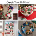 Miniatyrbild 3 av 4: Bucilla - 86584 - Adventskalender Filt Applique Kit - Nordic Tree Design - 43,2 x 61 cm - 43,2 x 61 cm