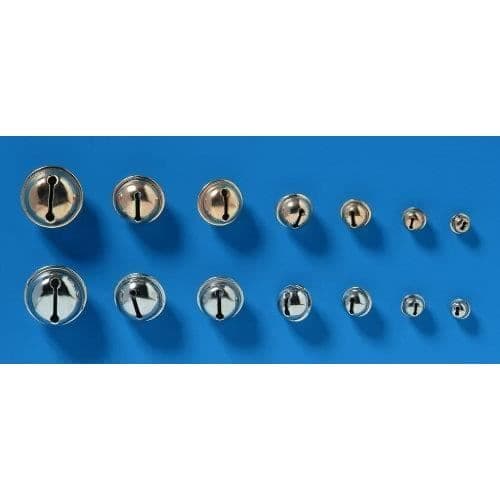 Klockor - GLOREX - ROLLENGLÜCKCHEN - Guld - 15 mm - 8 st