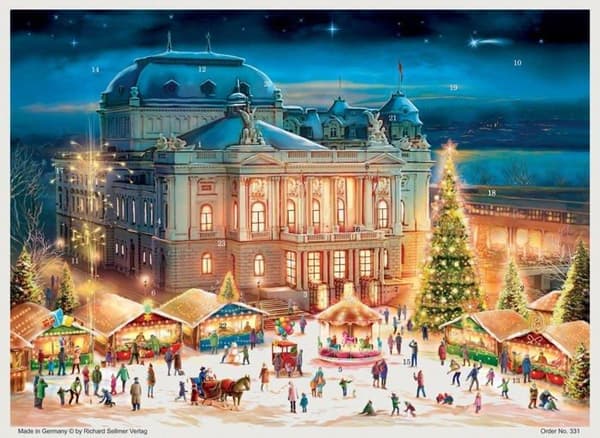 Richard sellmer verlag Adventskalender "Zurich Oper": Papier-Adventskalender