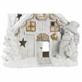 Miniatyrbild 2 av 4: Julgranskula DKD Home Decor Hus Snöfall Magnesium (38 x 21 x 45 cm) (2 antal)