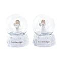 Miniatyrbild 1 av 3: Julgranskula DKD Home Decor Glas Harts (6,5 x 6,5 x 8,5 cm) (2 antal)