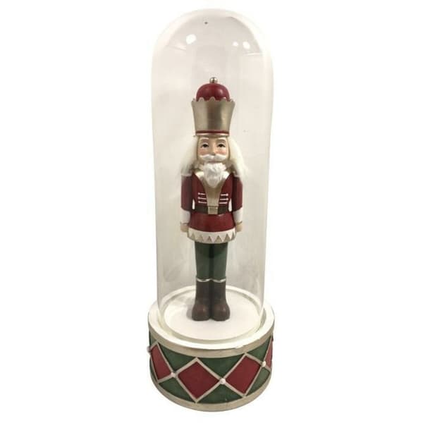 Julgranskula DKD Home Decor Glas Harts Nötknäppare (10 x 10 x 26 cm) (2 antal)