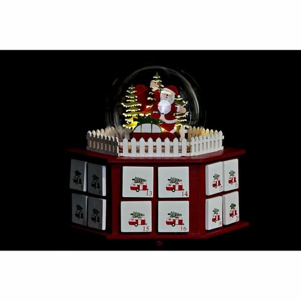 Adventskalender DKD Home Decor Trä (22 x 19 x 20 cm) (2 antal)