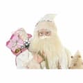 Miniatyrbild 2 av 4: Prydnadsfigur DKD Home Decor Tomte Jul Grå Rosa PVC Trä 32 x 20 x 60 cm