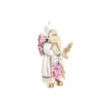 Miniatyrbild 1 av 4: Prydnadsfigur DKD Home Decor Tomte Jul Grå Rosa PVC Trä 32 x 20 x 60 cm