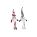 Miniatyrbild 1 av 4: Prydnadsfigur DKD Home Decor Jul Gnom LED Ljus Polyester (22 x 12 x 64 cm) (2 antal)