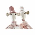 Miniatyrbild 3 av 3: Dekoration DKD Home Decor Mus Polyester (16 x 11 x 55 cm) (2 antal)