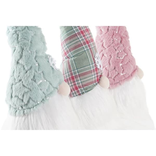 Dekoration DKD Home Decor Gnom Polyester (17 x 16 x 54 cm) (3 antal)