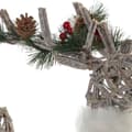 Miniatyrbild 2 av 3: Julgranskula DKD Home Decor Vit Ren 33 x 14 x 60 cm