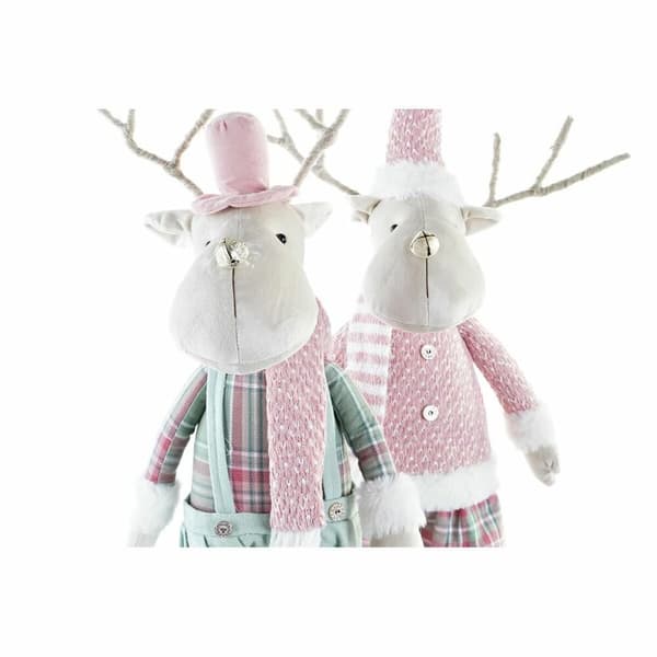 Julgranskula DKD Home Decor Ren Polyester (20 x 17 x 60 cm) (2 antal)
