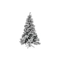 Miniatyrbild 1 av 5: Julgran DKD Home Decor Vit Grön Metall Polyetylen Snöfall 130 x 130 x 218 cm