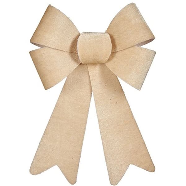 Lasso Krist+ HJ1-12042 Beige PVC 16 x 24 x 4 cm Julgranskula (12 antal)