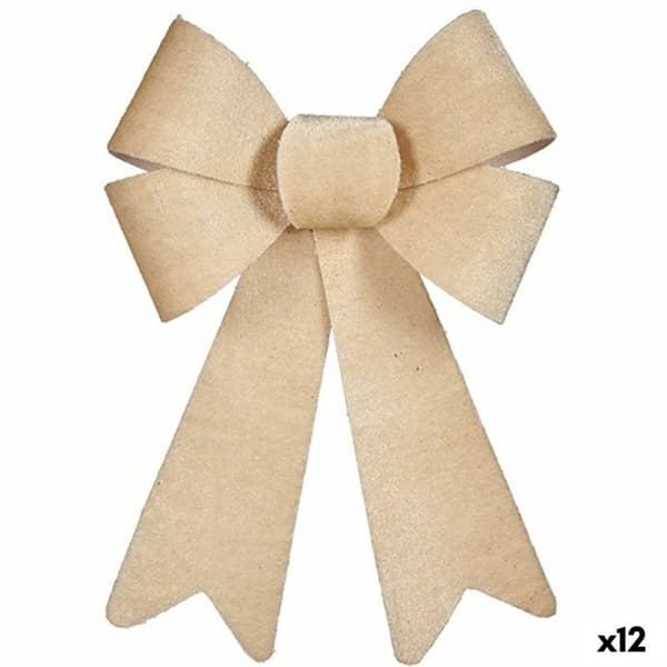 Lasso Krist+ HJ1-12042 Beige PVC 16 x 24 x 4 cm Julgranskula (12 antal)