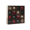 Miniatyrbild 3 av 3: Julgranskulor Home ESPRIT Röd Gyllene Polyetylen 32,5 x 8 x 32,5 cm (16 Delar)