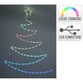 Miniatyrbild 2 av 2: Belysning dekoration Lifetime Julgran LED RGB 66 x 87 cm