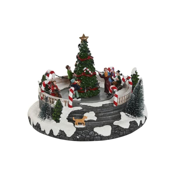Julgranskula Home ESPRIT Multicolour Musik 25 X 24 X 18 cm