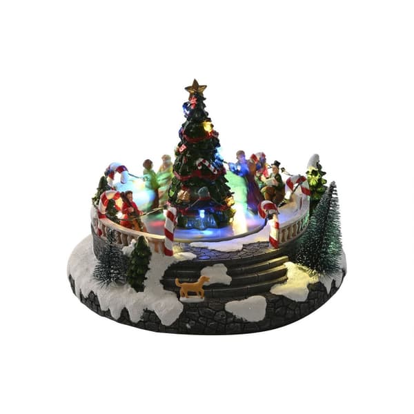 Julgranskula Home ESPRIT Multicolour Musik 25 X 24 X 18 cm