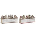 Miniatyrbild 1 av 5: Adventskalender DKD Home Decor Trä 45 x 11 x 23 cm (2 antal)