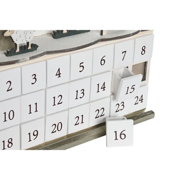 Adventskalender DKD Home Decor Trä 34 x 8,5 x 36,5 cm (2 antal)