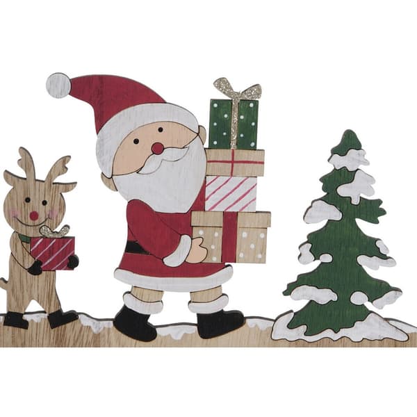 Adventskalender DKD Home Decor Trä MDF 45 x 1 x 19 cm 45 x 2 x 19 cm (2 antal)