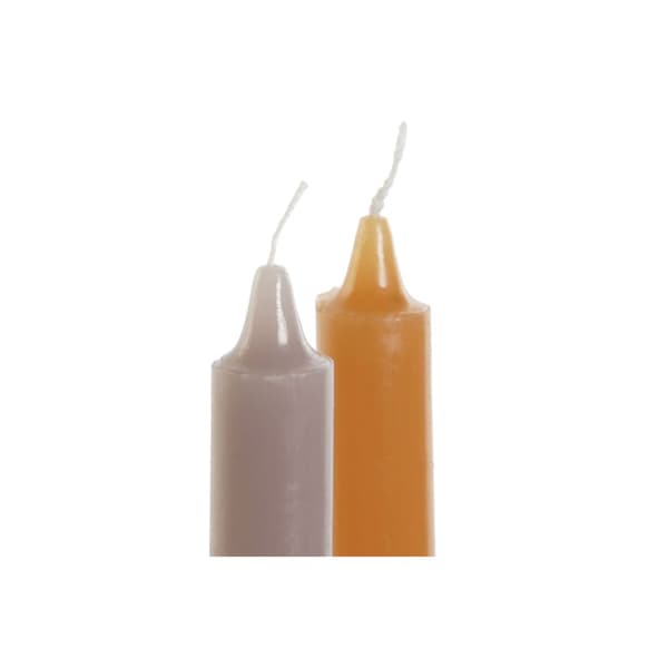 Ljus DKD Home Decor Grå Orange Jul 2 x 2 x 20 cm (4 Delar) (2 antal)