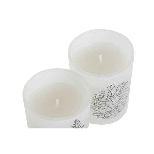 Ljus DKD Home Decor Vit Jul 5 x 5 x 6 cm