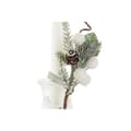 Miniatyrbillede 3 af 5: Lys DKD Home Decor Hvid Jul 21 x 10 x 5 cm 2 x 2 x 20 cm (4 Dele)