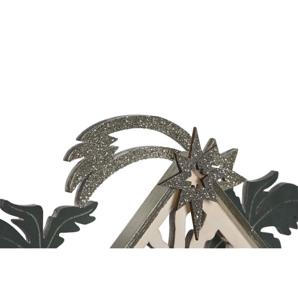 Adventskalender DKD Home Decor Træ 34 x 8,5 x 36,5 cm (2 enheder)
