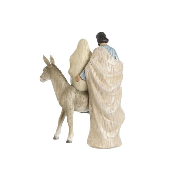 Betlehem dekoration DKD Home Decor Blå Hvid Brun Sølvfarvet Harpiks 23,5 x 16 x 32 cm (2 enheder)