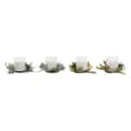 Miniatyrbild 3 av 4: Ljus DKD Home Decor Gyllene Silvrig Jul 10 x 10 x 7 cm (2 antal)