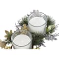 Miniatyrbild 4 av 4: Ljus DKD Home Decor Gyllene Silvrig Jul 15 x 15 x 5 cm (2 antal)