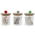 Miniatyrbild 1 av 2: Ljus DKD Home Decor Multicolour Tofs Jul 8 x 8 x 9 cm 8 x 8 x 11 cm (3 antal) (2 antal)