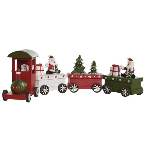 Julepynt DKD Home Decor Rød Grøn 35,5 x 5 x 8,8 cm (2 enheder)