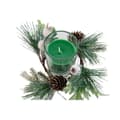 Miniatyrbilde 4 av 4: Stearinlys DKD Home Decor Rød Grønn 5,5 x 5,5 x 6,5 cm (2 enheter)