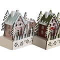 Pikkukuva 4 / 4: Joulukuusenpallo DKD Home Decor Punainen Pinkki 21 x 9,5 x 19 cm (2 osaa)
