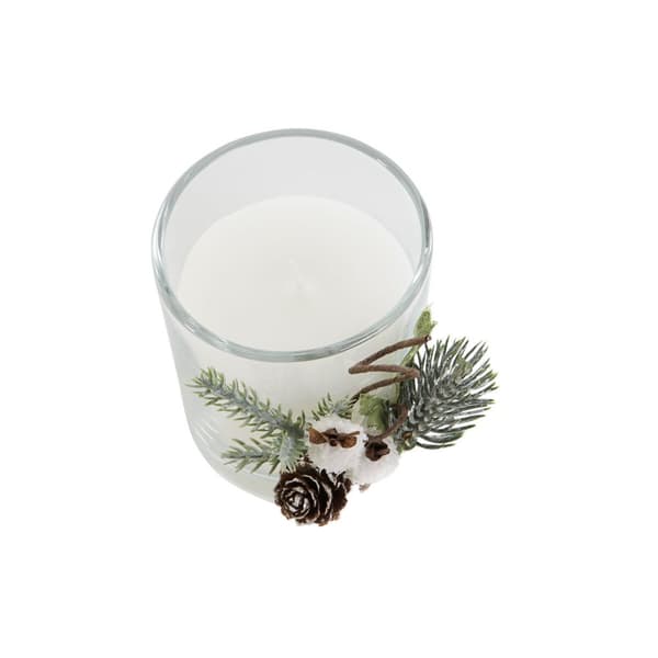 Ljus DKD Home Decor Vit Jul 10,5 x 8,5 x 8,5 cm