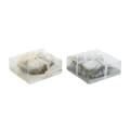 Pikkukuva 1 / 4: Kynttilä DKD Home Decor Kullattu Hopeinen Joulu 21,5 x 21,5 x 8,5 cm (2 osaa)