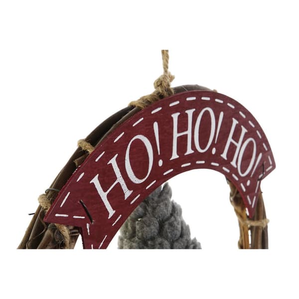 Adventskrans DKD Home Decor Multifarvet Træ 30 x 7 x 46 cm (2 enheder)