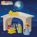 Miniatyrbillede 7 af 11: Betlehem dekoration Woomax Træ plywood 23 x 16 x 11 cm (4 enheder)