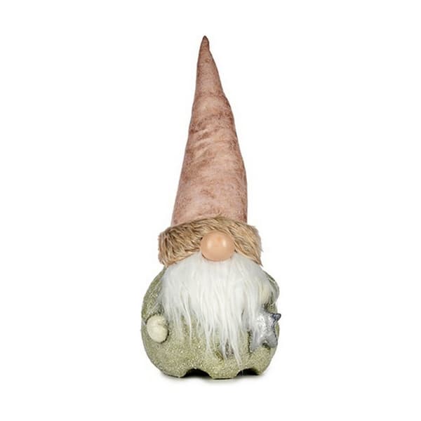 Dekorativ figur Lys Stjerne Trold 21 x 55 x 22 cm Grå Pink Harpiks