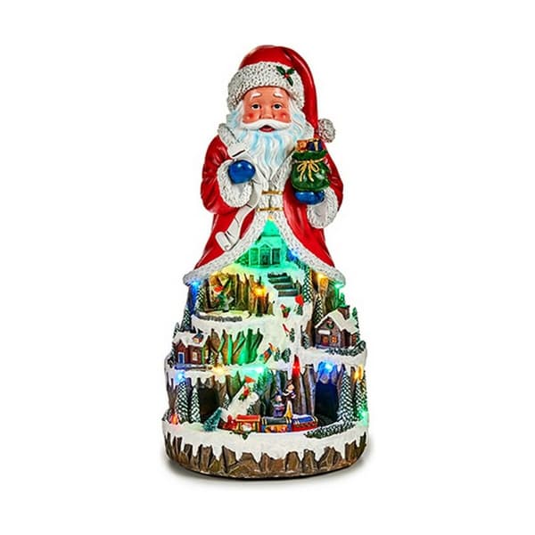 Indretning Julemanden 25 x 25 x 51 cm Hvid Harpiks 25 x 51 x 25 cm