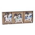 Pikkukuva 4 / 4: Joulukoristesetti DKD Home Decor Poro Puu MDF (21 x 8 x 1,5 cm) (8 cm)