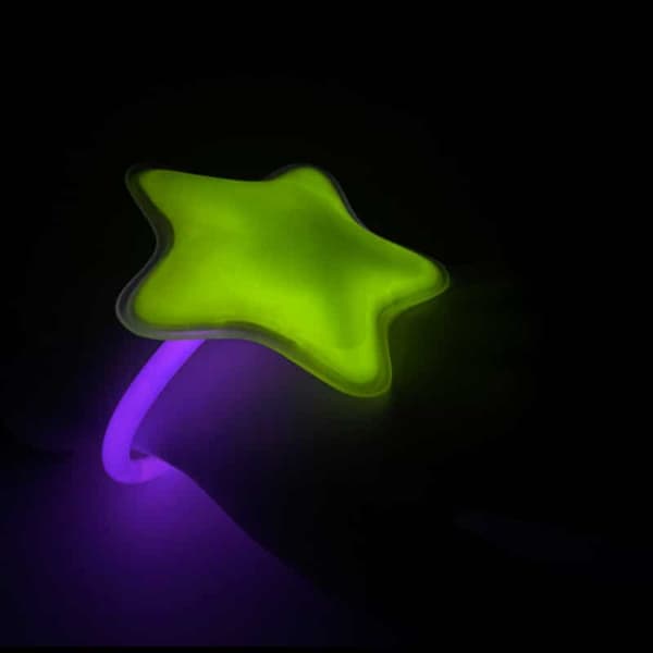 Armbånd m/Stjärna Självlysande glow stick