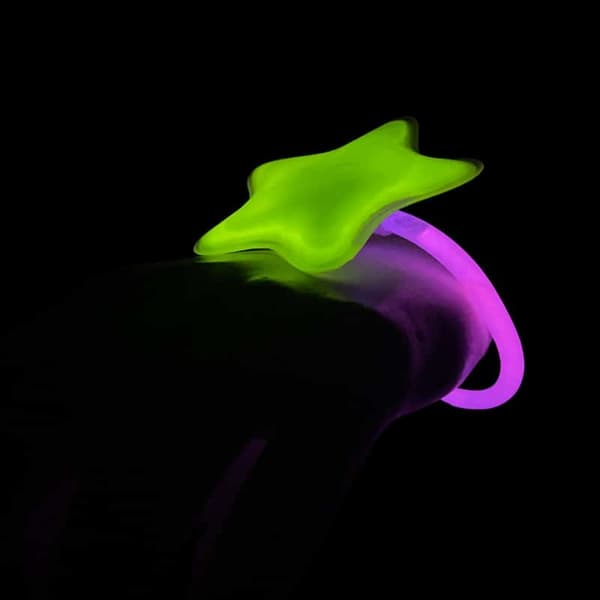 Armbånd m/Stjärna Självlysande glow stick