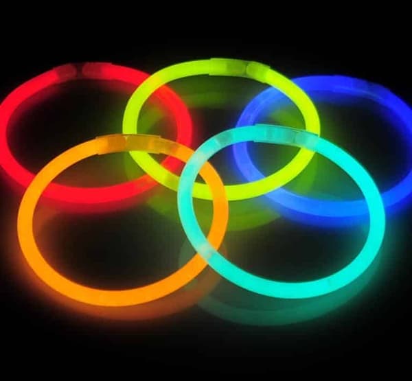 Armband - Självlysande glowstick Guld